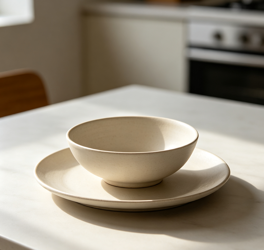 Contemporary Ceramic Dining Bowl Plate Assortment